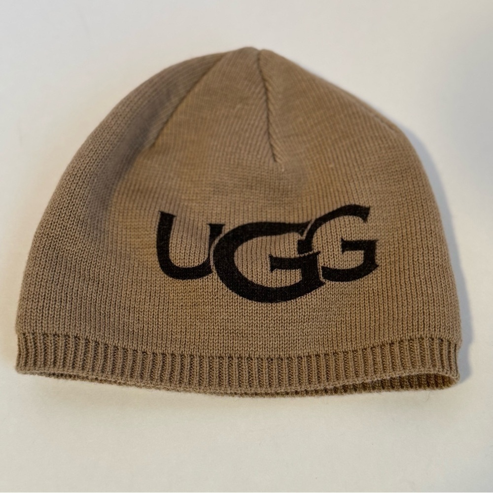 UGG Tan Knit baby Beanie